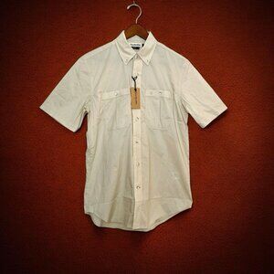 Tom Beckbe Tidewater Button Down Shirt Short Sleeve- Mens Small- NWT!